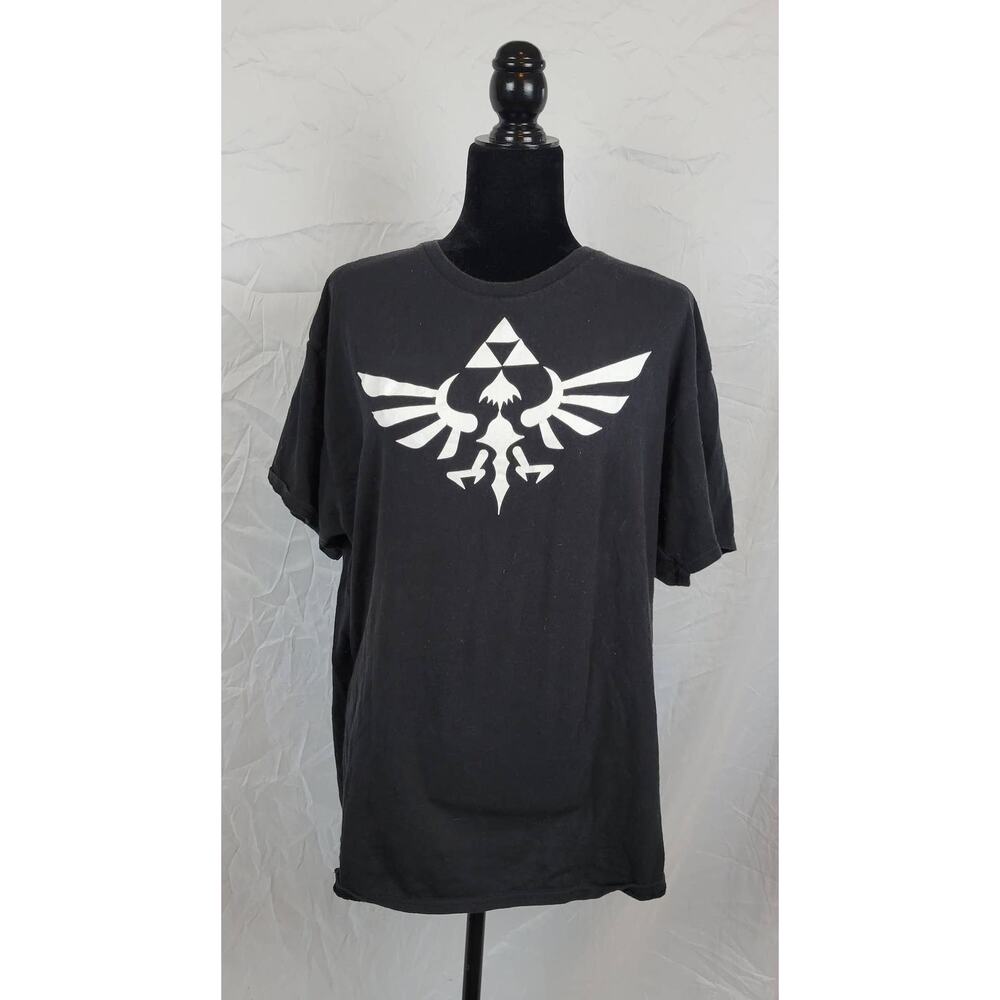 Legend of Zelda Cotton Men's XL Black Graphic Tee